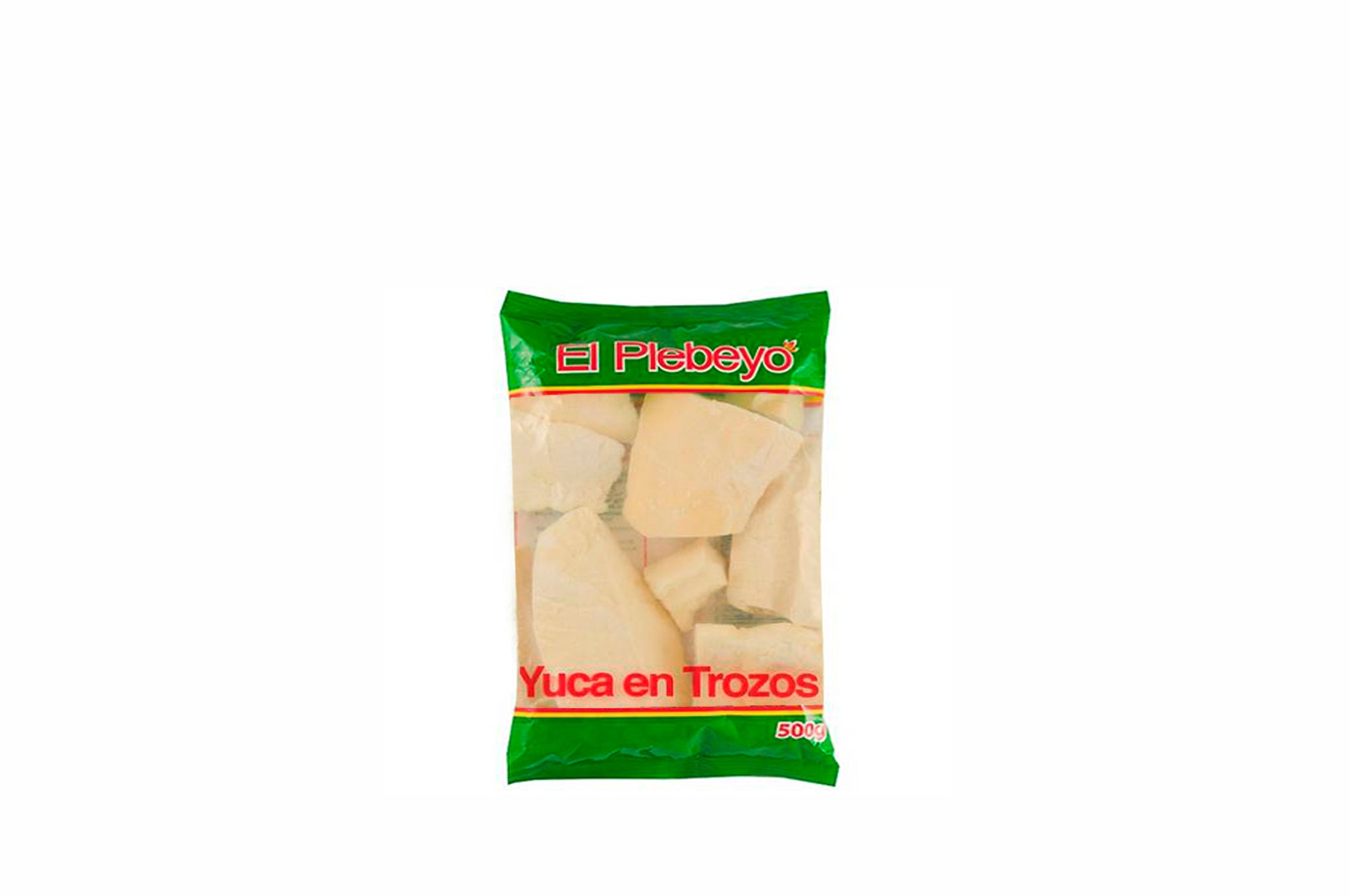 Yuca Trozos El Plebeyo 500mg