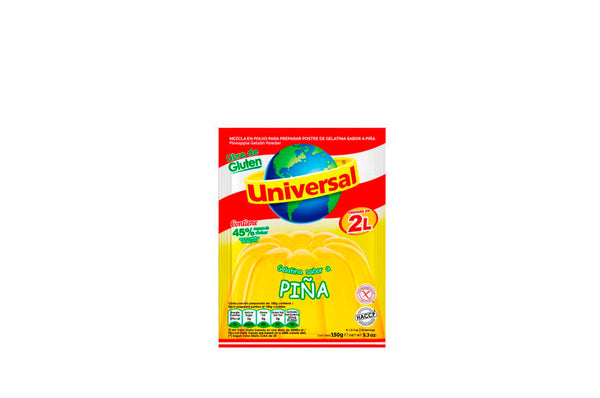 Gelatina Piña Universal 250g