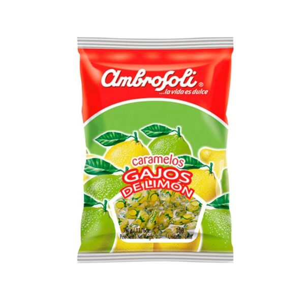 Caramelo de Limon Ambrosoli 100u. 390gr