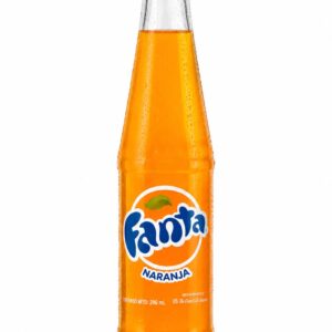 Fanta de naranja de vidrio peru 296ml
